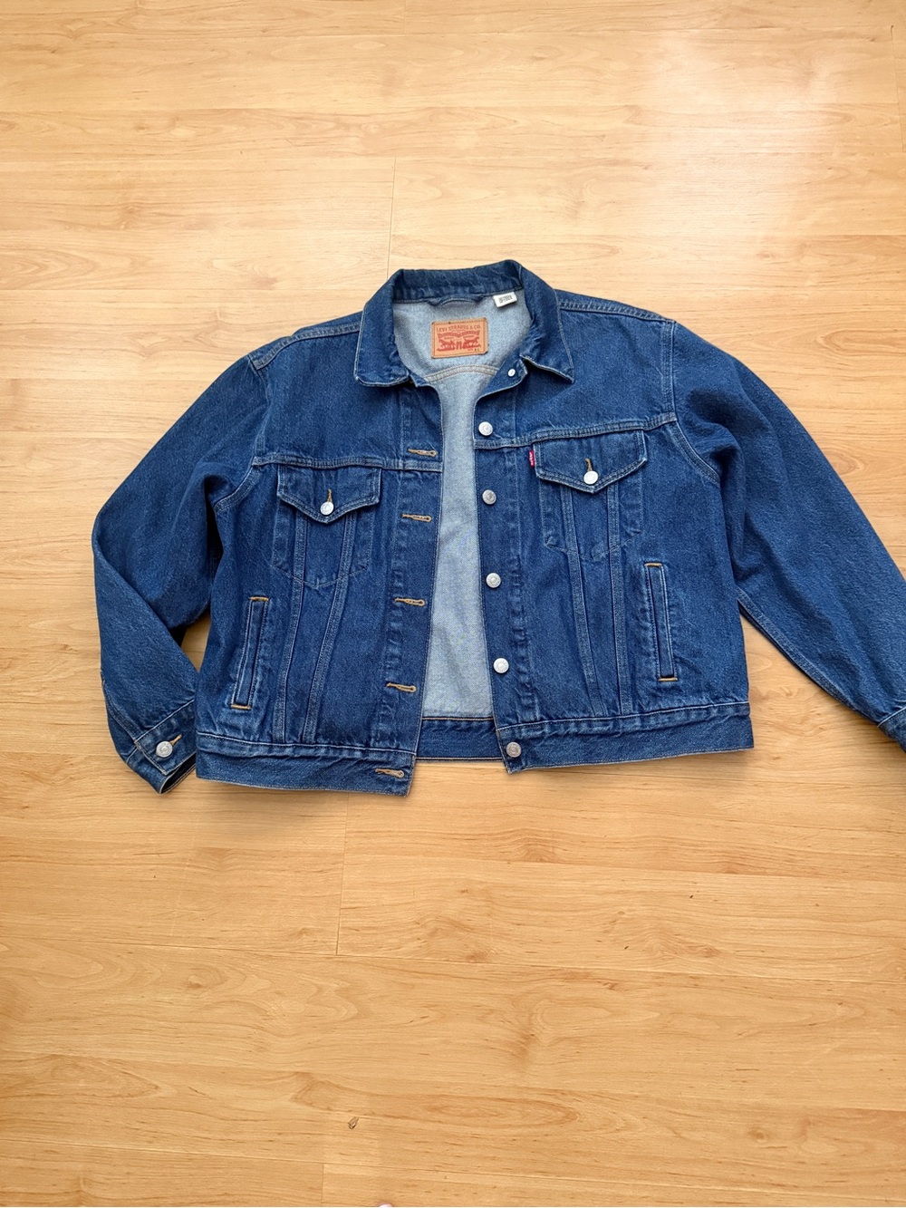 Levi's Dark Blue Denim Trucker Jacket